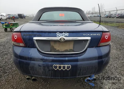 2006 Chrysler Sebring Touring z USA, uszkodzony, nr VIN 1C3EL55R56N142023